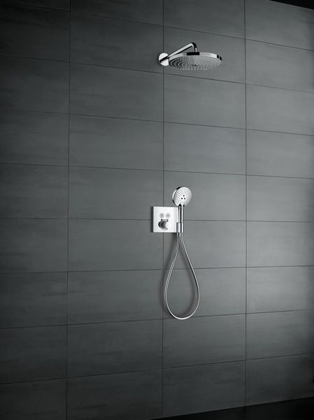 Верхний душ с держателем HANSGROHE RAINDANCE SELECT 27378000 42150 фото