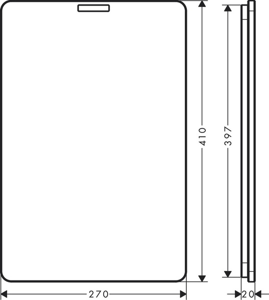 Дошка кухонна HANSGROHE F16 40960000 88688 фото