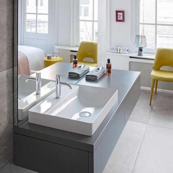 Умивальник підвісний DURAVIT DURASQUARE 2353800041, 80х47 800006024 фото
