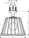 Верхний душ LampShower 275 1jet AXOR LAMPSHOWER NENDO 26032000, с потолочным подсоединением 39025 фото 2