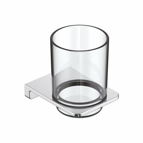 Склянка для ванної кімнати VOLLE SOLO 2510.220101, нікель 80965 фото