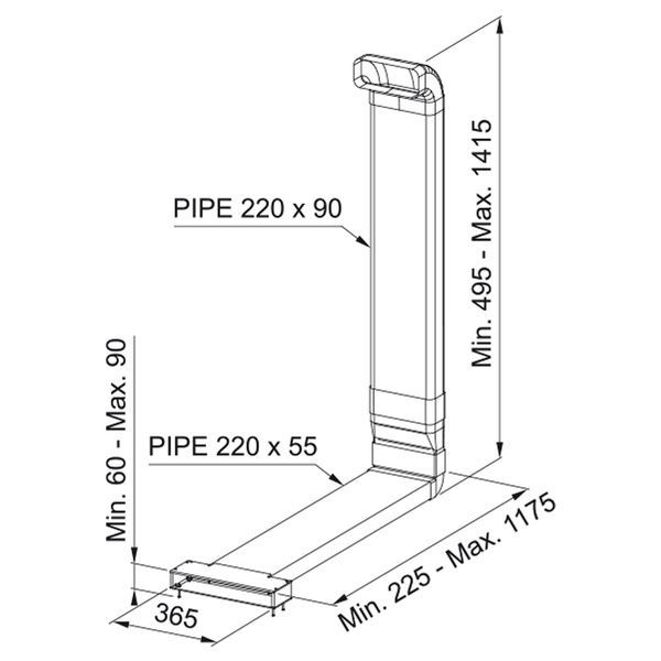 Набор труб для рециркуляции FRANKE 112.0711.986, белый 800007074 фото