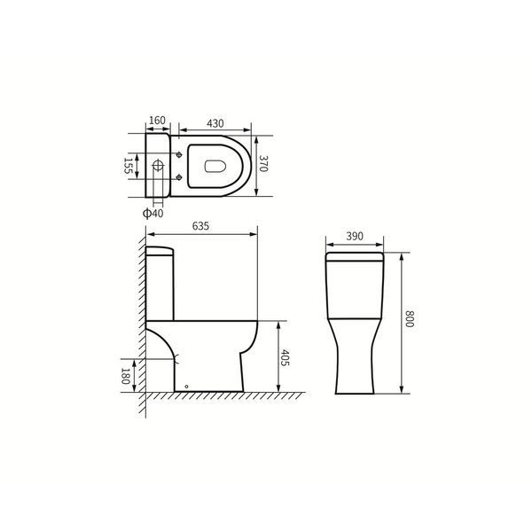 Унитаз напольный IMPRESE KATKA c06209803 92736 фото