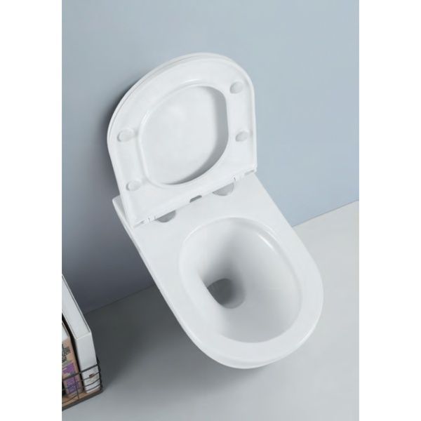 Унітаз підвісний VORTEX в комплекті із сидінням Soft-Close AZZURRA LILAC LIVCSP000000BI+LIL1800/F, білий 103345 фото