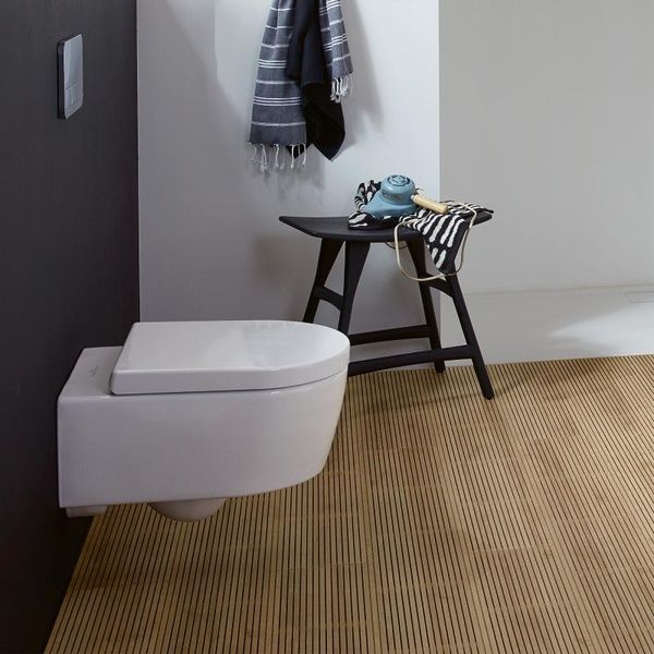 Унітаз підвісний VILLEROY & BOCH AVENTO 5656HRR1, Direct Flush с крышкой SoftClose, білий 59785 фото