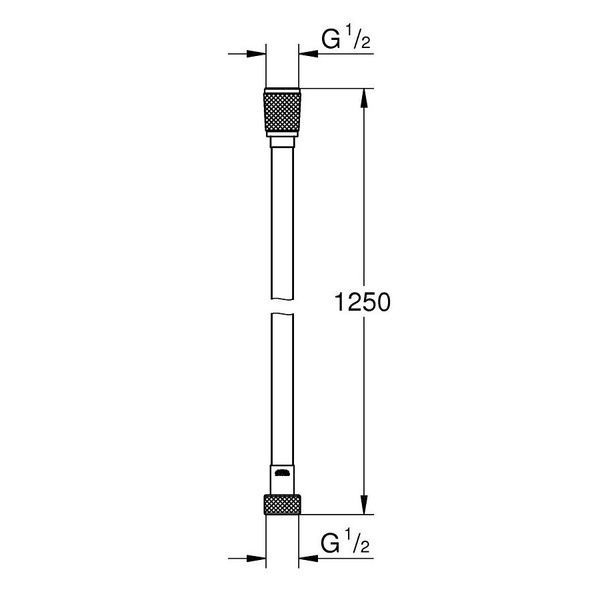 Шланг для душа GROHE SILVERFLEX 26335000 64671 фото