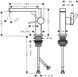 Смеситель для умывальника HANSGROHE TECTURIS 73020670, черный матовый 93246 фото 3