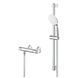 Термостат для душу в комплекті з душовим гарнітуром (душ стійка шланг ручний душ 1режим) GROHE GROHTHERM 500 34796001, хром 103729 фото 3