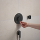 Смеситель скрытого монтажа HANSGROHE ECOSTAT COMFORT 33715670, чорний матовий 100544 фото 3