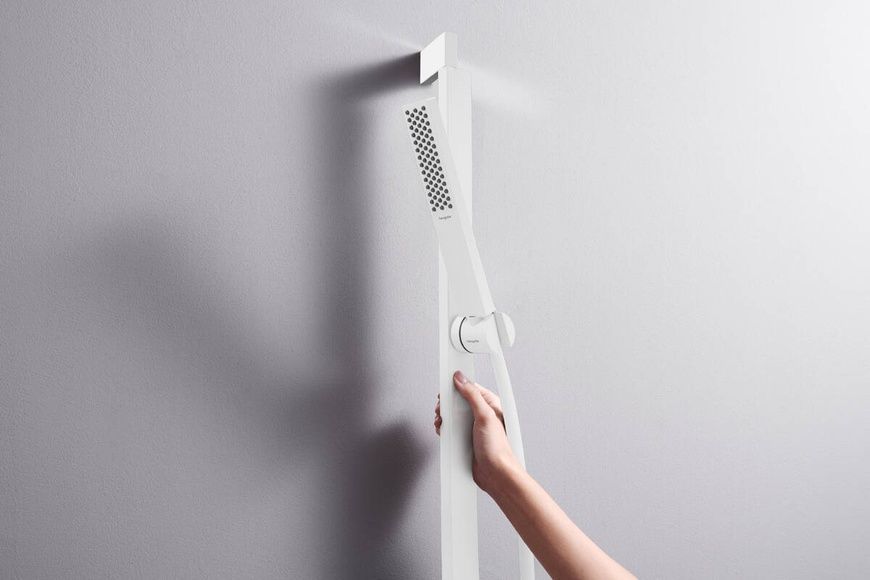 Душевой набор со штангой HANSGROHE PULSIFY E 24381700, белый матовый 800003784 фото