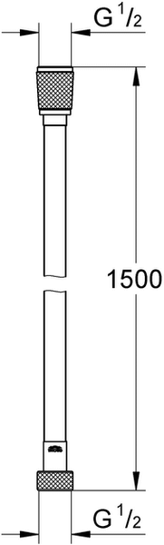 Шланг для душа 150 см GROHE SILVERFLEX 28364001 93235 фото