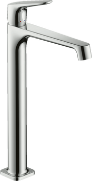 Смеситель для раковины AXOR CITTERIO M 34127000, однорычажный, 250, для накладной раковины, с донным клапаном 39074 фото