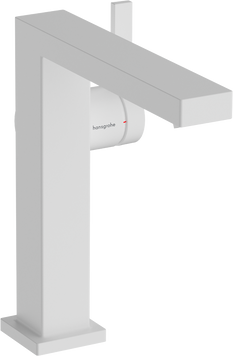Смеситель для раковины с донным клапаном HANSGROHE TECTURIS E 73040700, белый матовый 95704 фото