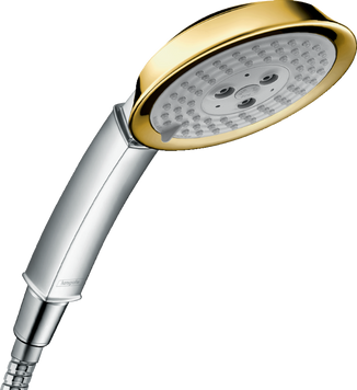 Ручной душ HANSGROHE RAINDANCE CLASSIC 28548090, золото глянец 56804 фото
