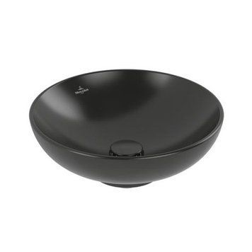 Умивальник на стільницю VILLEROY & BOCH LOOP & FRIENDS 4A4601S5, d42, CeramicPlus, чорний матовий 800005584 фото