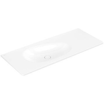 Умывальник накладной VILLEROY & BOCH ANTAO 4A77L3R1, 120x50см, без перелива, без отверстия под смеситель, Ceramic Plus, белый глянцевый 800005734 фото