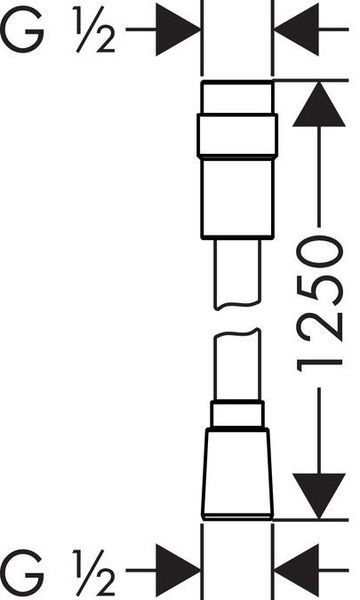Шланг для душа HANSGROHE ISIFLEX 28249000 60300 фото