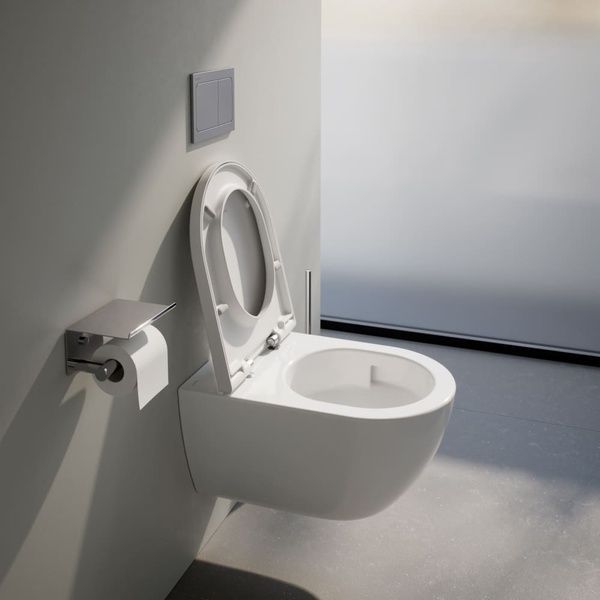 Rimless/Silent Flush подвесной унитаз в комплекте с сиденьем slow closing LAUFEN PRO X H8668600000001, белый 103654 фото