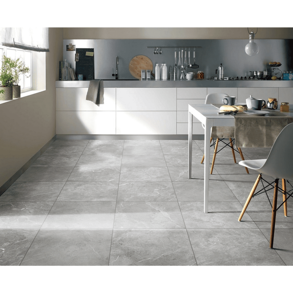 Керамическая плитка INSPIRO Palazzo Light Grey PZ6003, 600x600 80434 фото