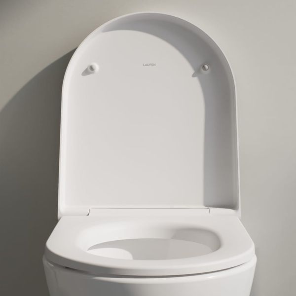 Rimless/Silent Flush подвесной унитаз в комплекте с сиденьем slow closing LAUFEN PRO X H8668600000001, белый 103654 фото