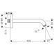 Кронштейн верхнего душа HANSGROHE 27412000 13786 фото 2