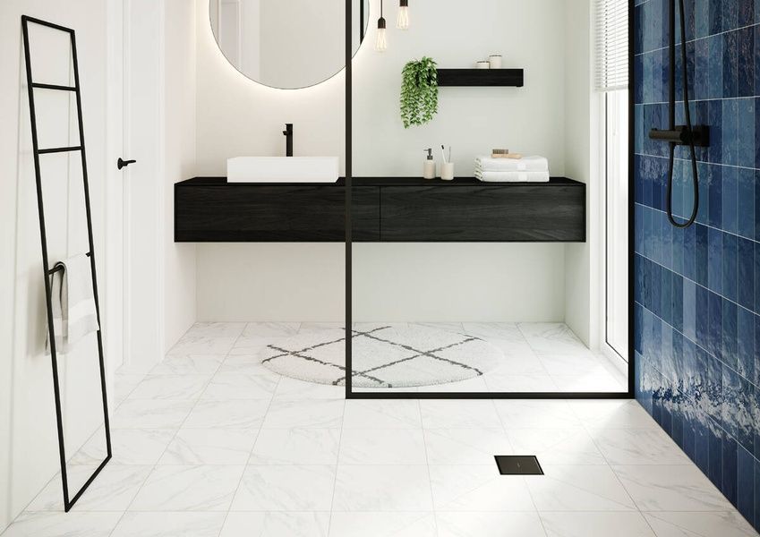 Точечный слив с решеткой и монтажным комплектом HANSGROHE RAINDRAIN POINT 56247670, черный матовый 800004535 фото