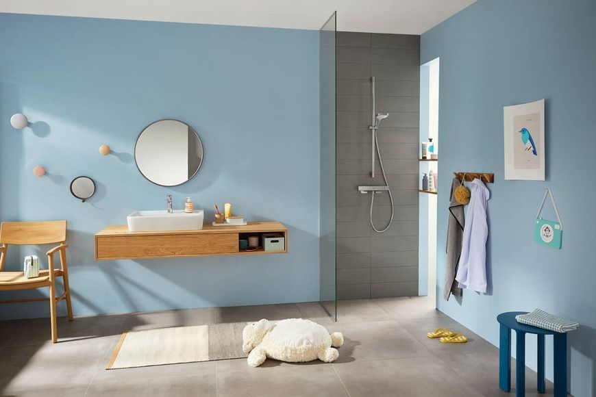 Душевой набор HANSGROHE CROMA SELECT 26592400, хром с белым 45887 фото