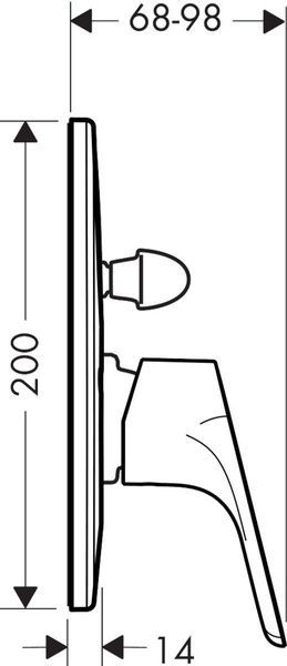 Змішувач для ванни та душу HANSGROHE FOCUS 31947000 31932 фото