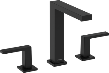 Смеситель для раковины с донным клапаном HANSGROHE TECTURIS E 73030670, черный матовый 800004136 фото