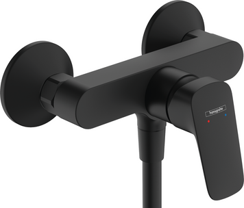 Смеситель для душа с 2 скоростями потока HANSGROHE LOGIS 71601670, черный матовый 800003886 фото