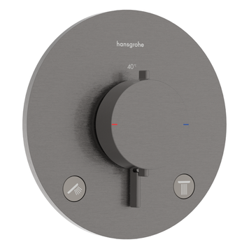 Змішувач прихованого монтажу HANSGROHE ECOSTAT COMFORT 33715340, чорний матовий хром 100543 фото