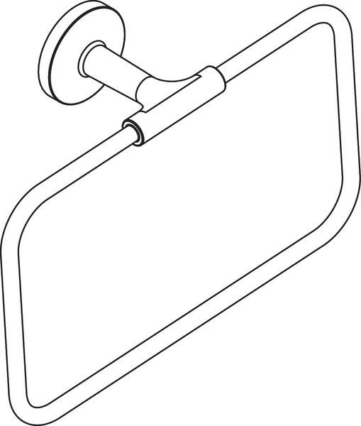 Полотенцедержатель кольцевой AXOR UNIVERSAL CIRCULAR 42823000 86405 фото