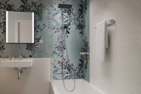 Душова система з термостатом для ванни HANSGROHE ACTIVERA 28753000, хром 103332 фото