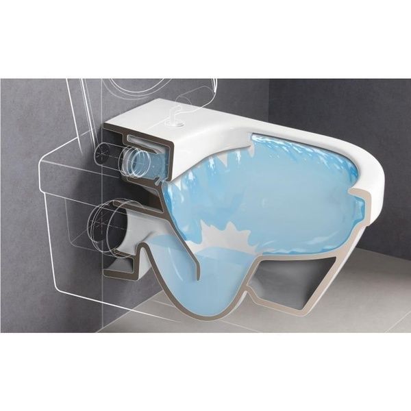 Унітаз підвісний VILLEROY & BOCH ARCHITECTURA 4694R001+9M70S101, білий 77335 фото