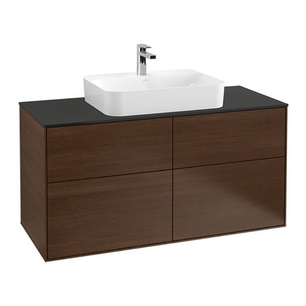 Тумба під раковину VILLEROY & BOCH FINION F38100PD, чорний 800005635 фото