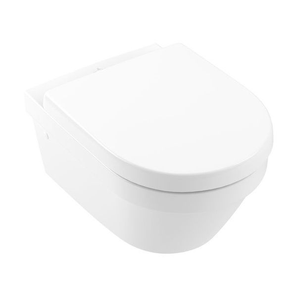 Унитаз подвесной круговой смыв VILLEROY & BOCH ARCHITECTURA 4694HR01, Directflush без ободка, с крышкой Soft Closing, белый 73280 фото