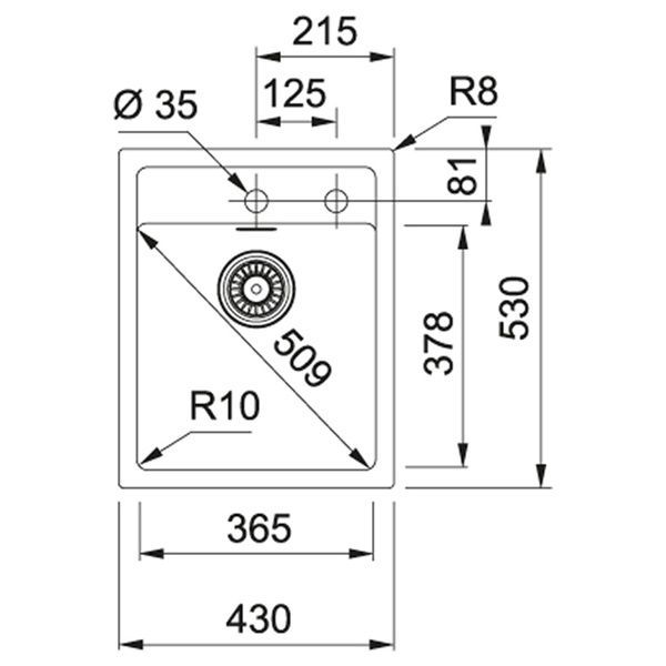 Кухонная мойка FRANKE SIRIUS SID 610-40 114.0497.988, чёрный 800006726 фото
