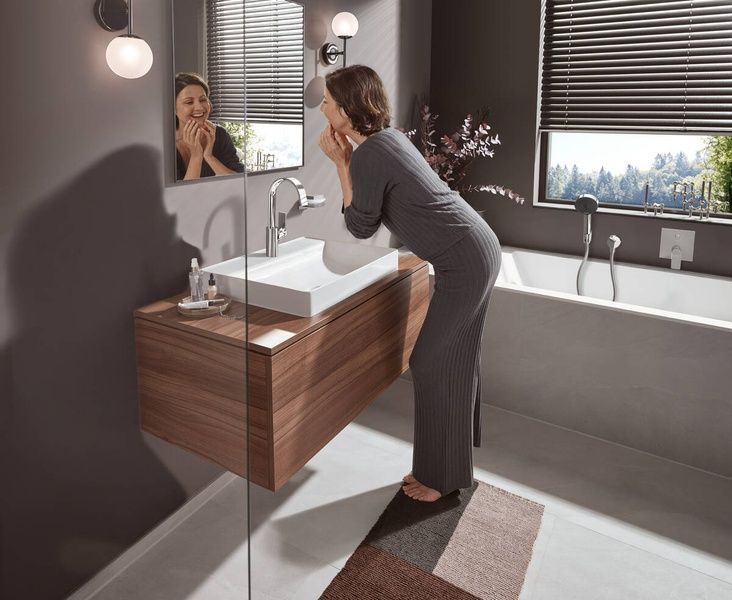 Змішувач для раковини з донним клапаном HANSGROHE VIVENIS 75030700, білий матовий 800004086 фото