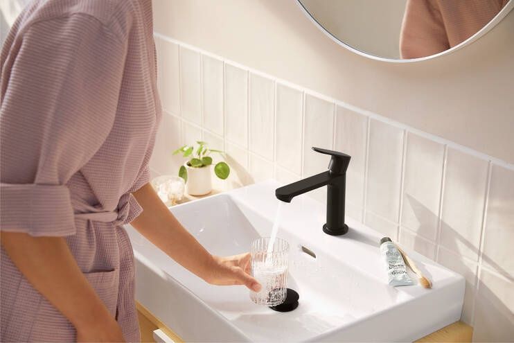 Смеситель для раковины HANSGROHE REBRIS S 72520670, черный матовый 800004036 фото