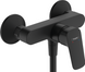 Змішувач для душу з 2 швидкостями потоку HANSGROHE LOGIS 71601670, чорний матовий 800003886 фото 1