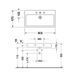 Умывальник подвесной DURAVIT VERO 0454800000, 80х47 800006026 фото 3
