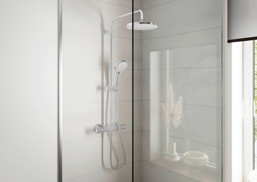 Душевая система с термостатом HANSGROHE VERNIS BLEND 26276000 81637 фото