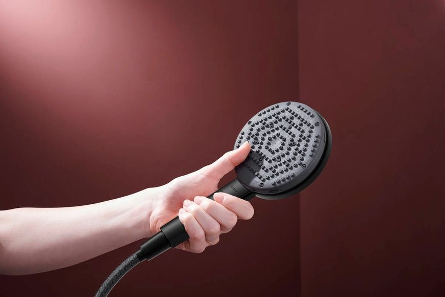 Душевой гарнитур HANSGROHE RAINDANCE ALIVE 24611670, чорний матовий 100501 фото